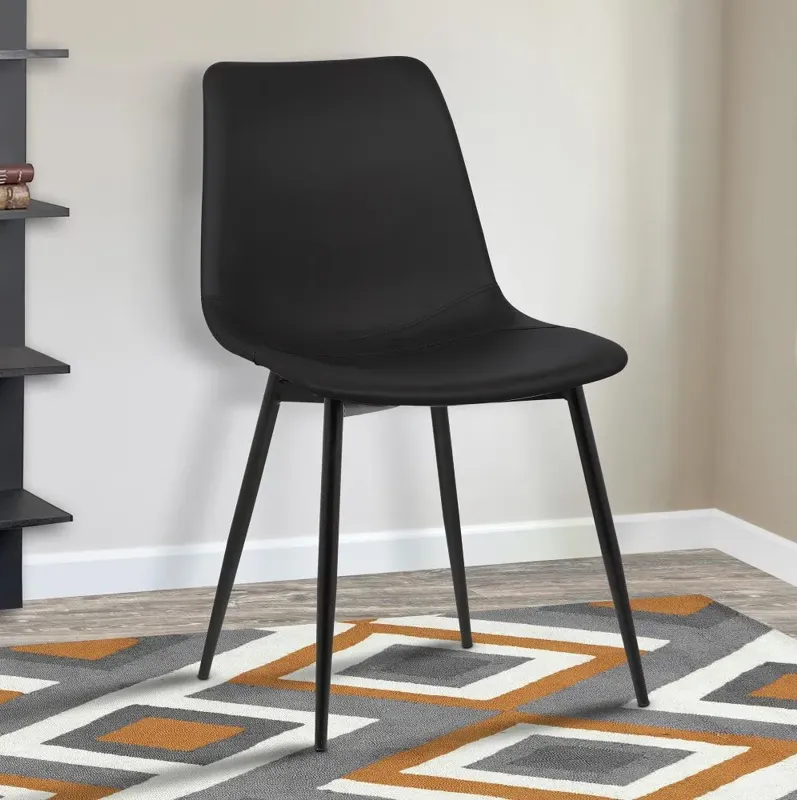 Monte Black Upholstered Dining Room Chair