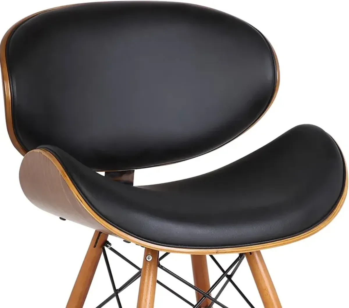 Cassie Brown and Black Dining Room Chair