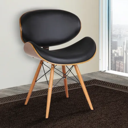 Cassie Brown and Black Dining Room Chair