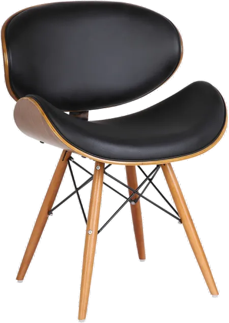 Cassie Brown and Black Dining Room Chair