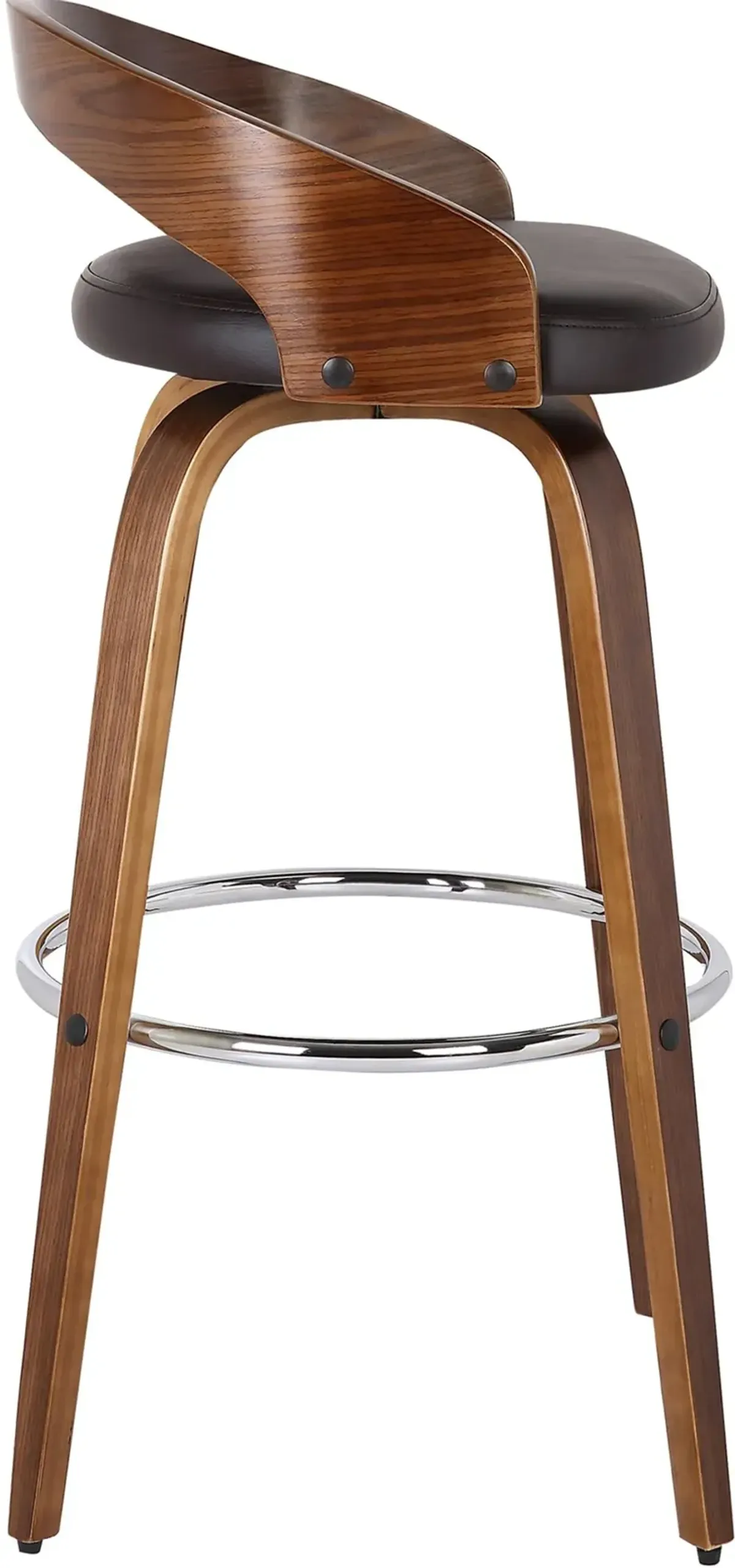 Sonia Brown Swivel Counter Height Stool