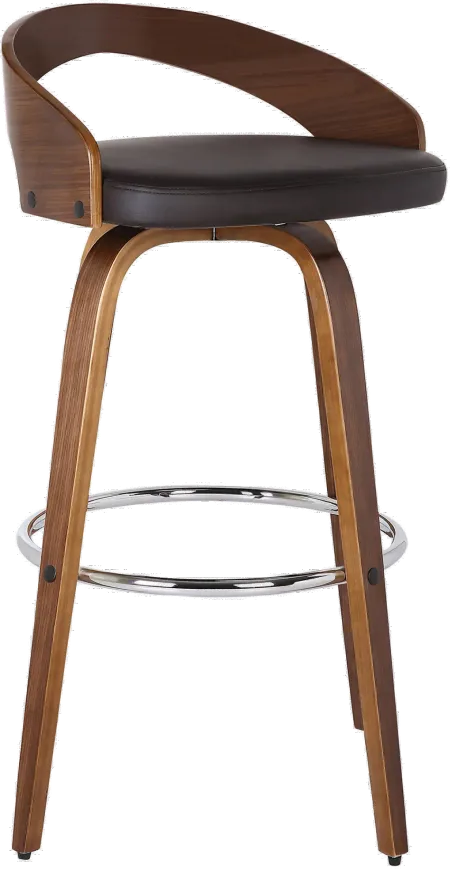 Sonia Brown Swivel Counter Height Stool