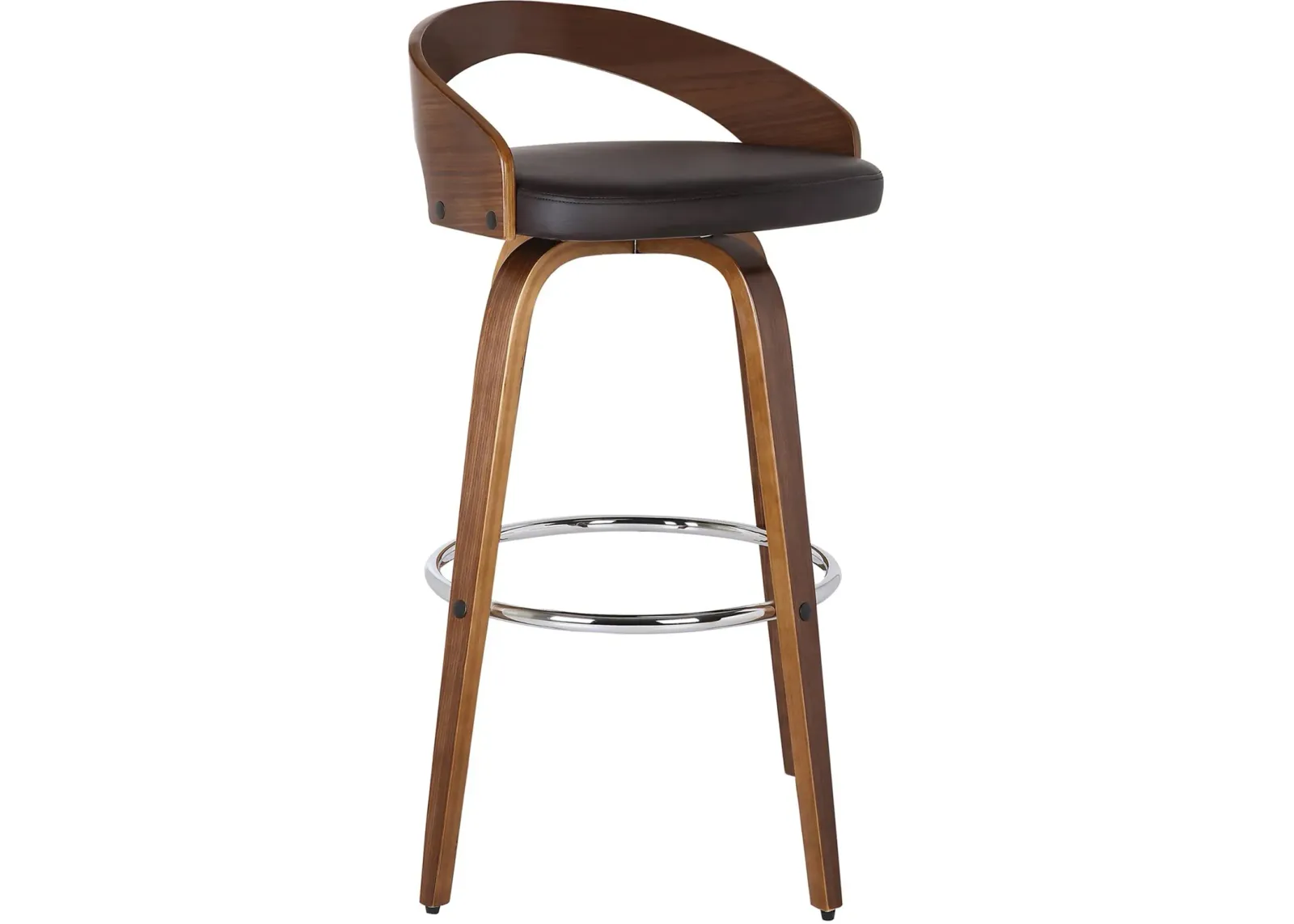 Sonia Brown Swivel Counter Height Stool