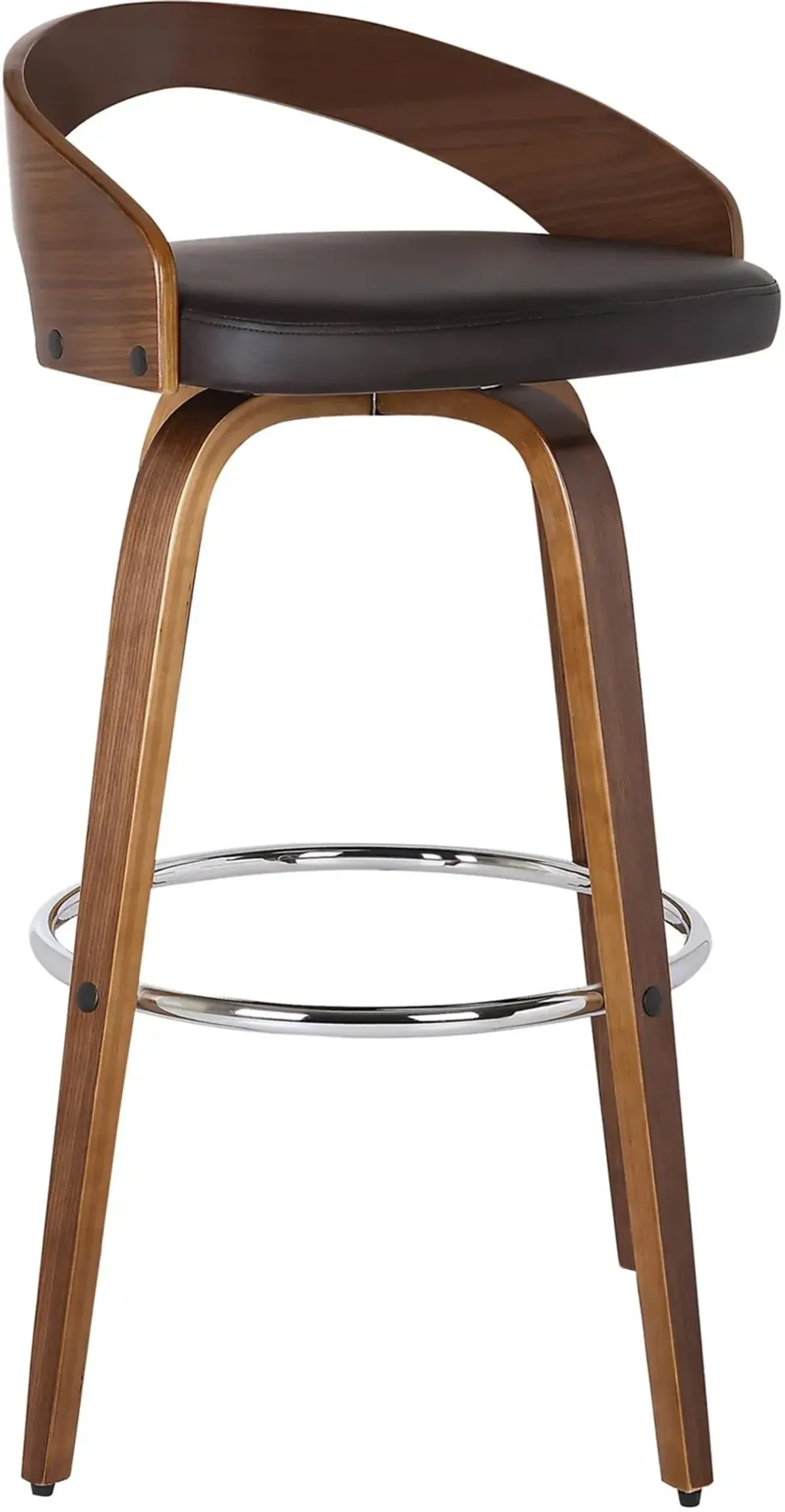 Sonia Brown Swivel Counter Height Stool