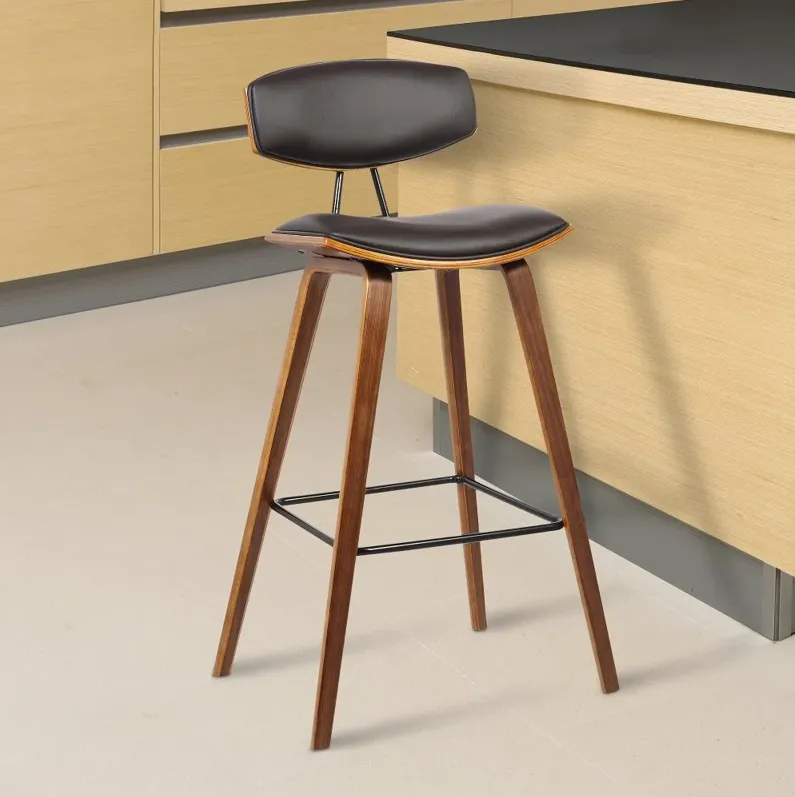 Mid Century Modern Upholstered Counter Height Stool - Fox