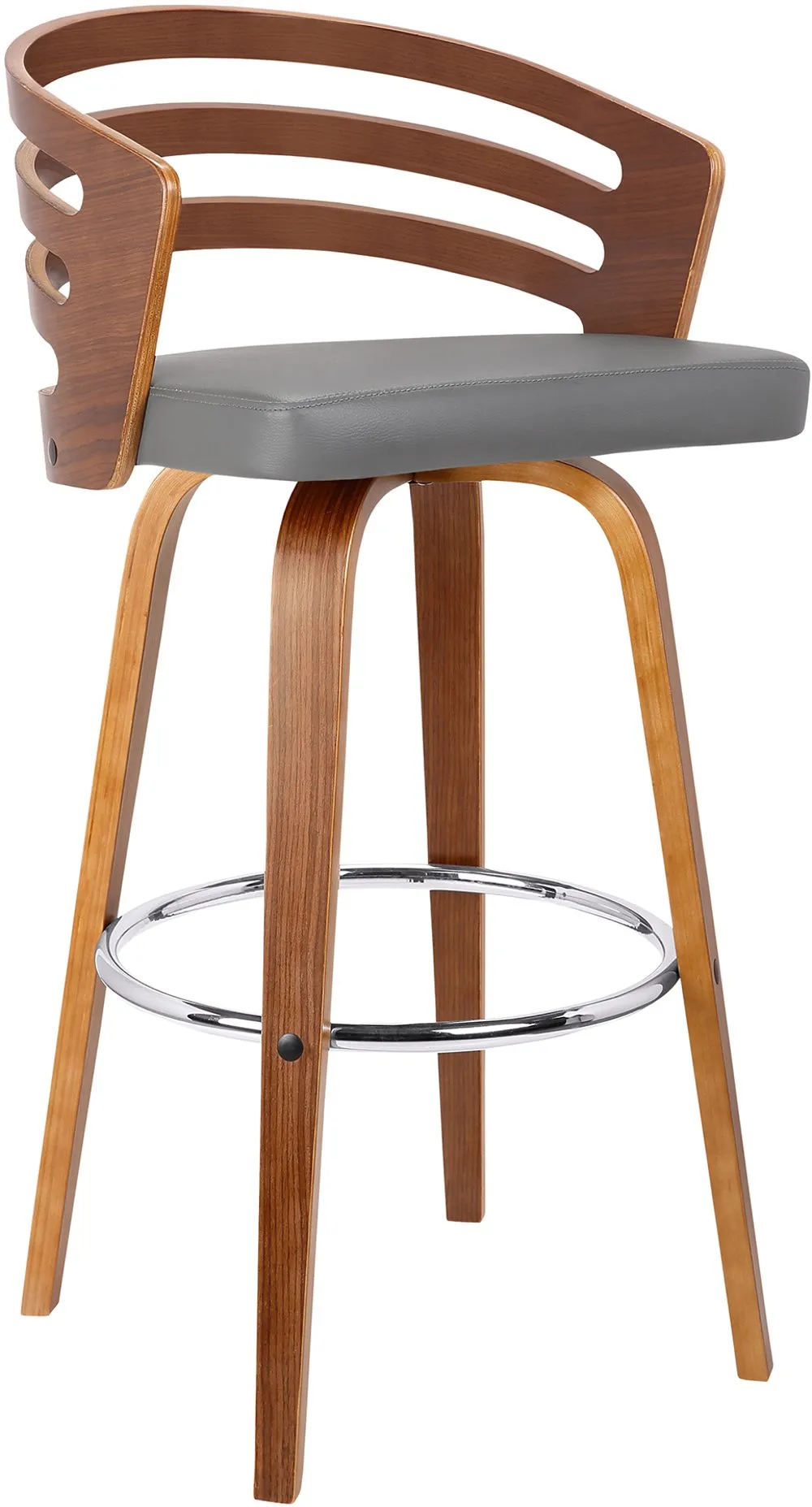 Mid Century Modern Swivel Counter Height Stool - Jayden