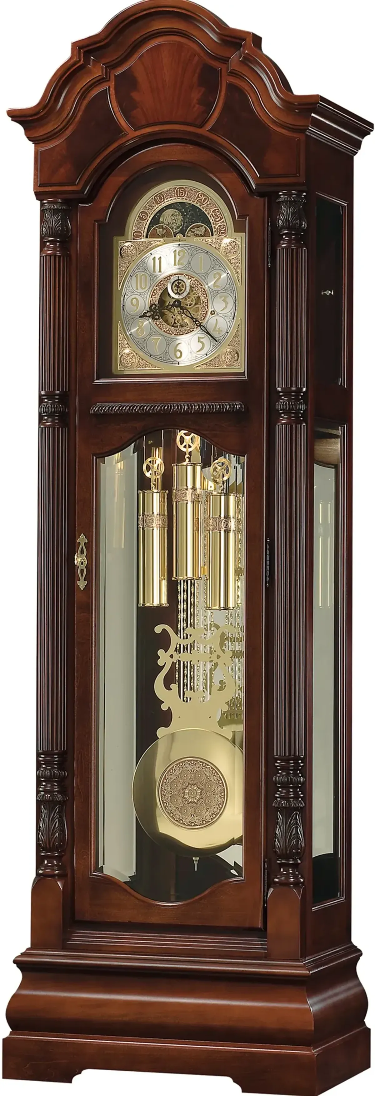 Somerset Windsor Cherry Grandfather Floor Clock