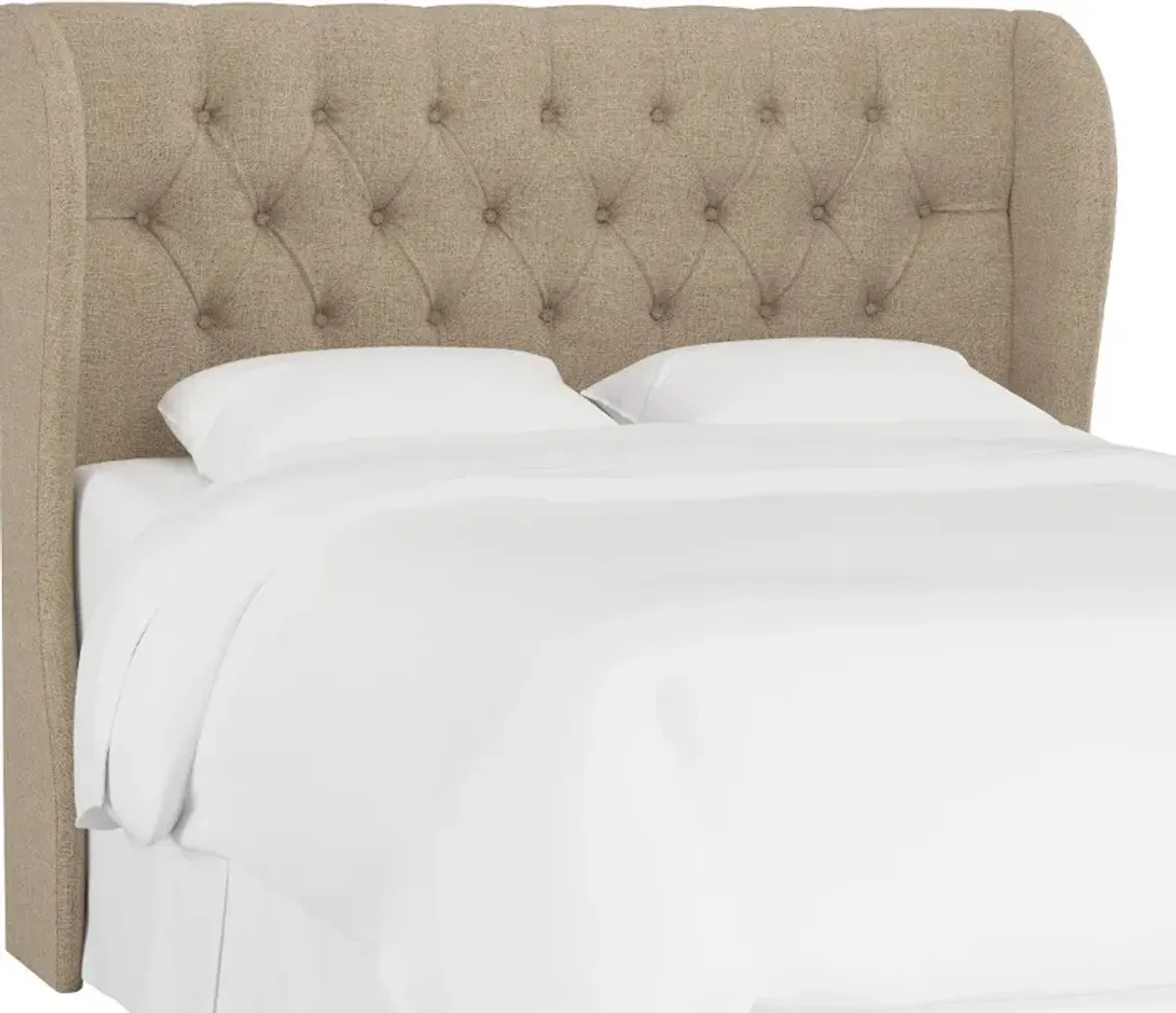 Jaclyn Tan Sloped Wingback California King Headboard - Skyline...