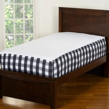Black and White Full Check It Twice Bunkie Deluxe Bedding