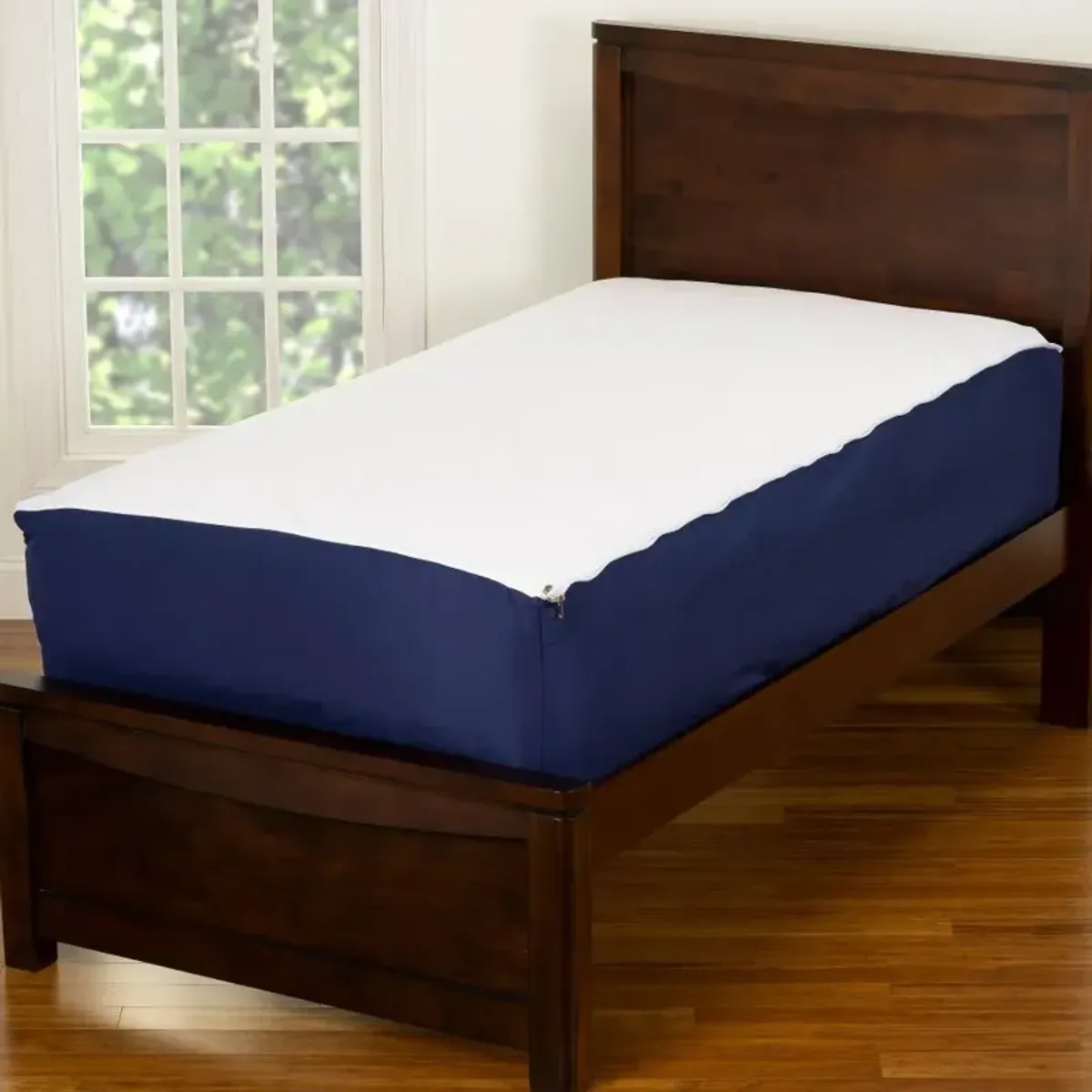 Navy Blue Full 5 Piece Midnight Oasis Bunkie Deluxe Bedding