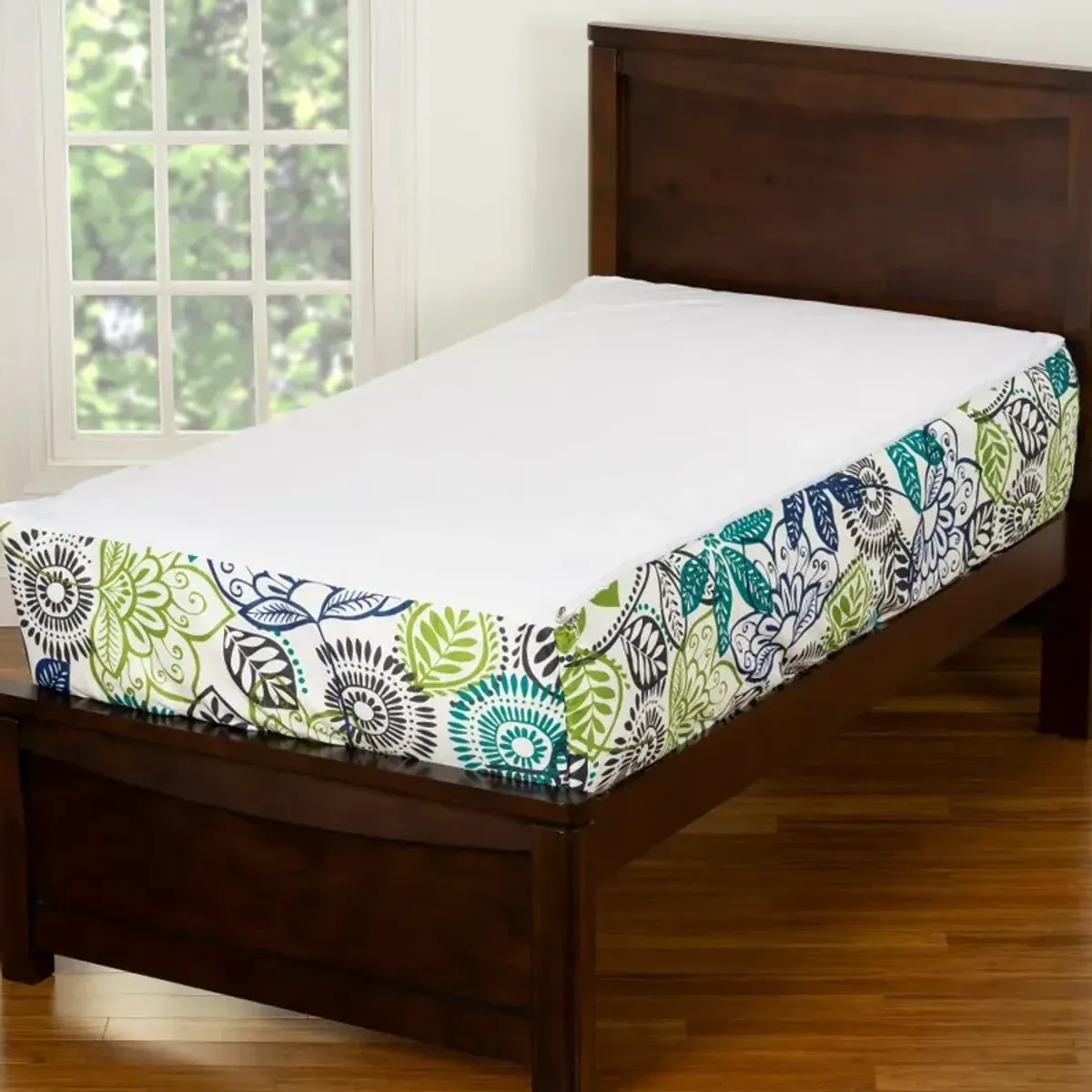 White, Green and Blue Twin Tropical Retreat Bunkie Deluxe Bedding