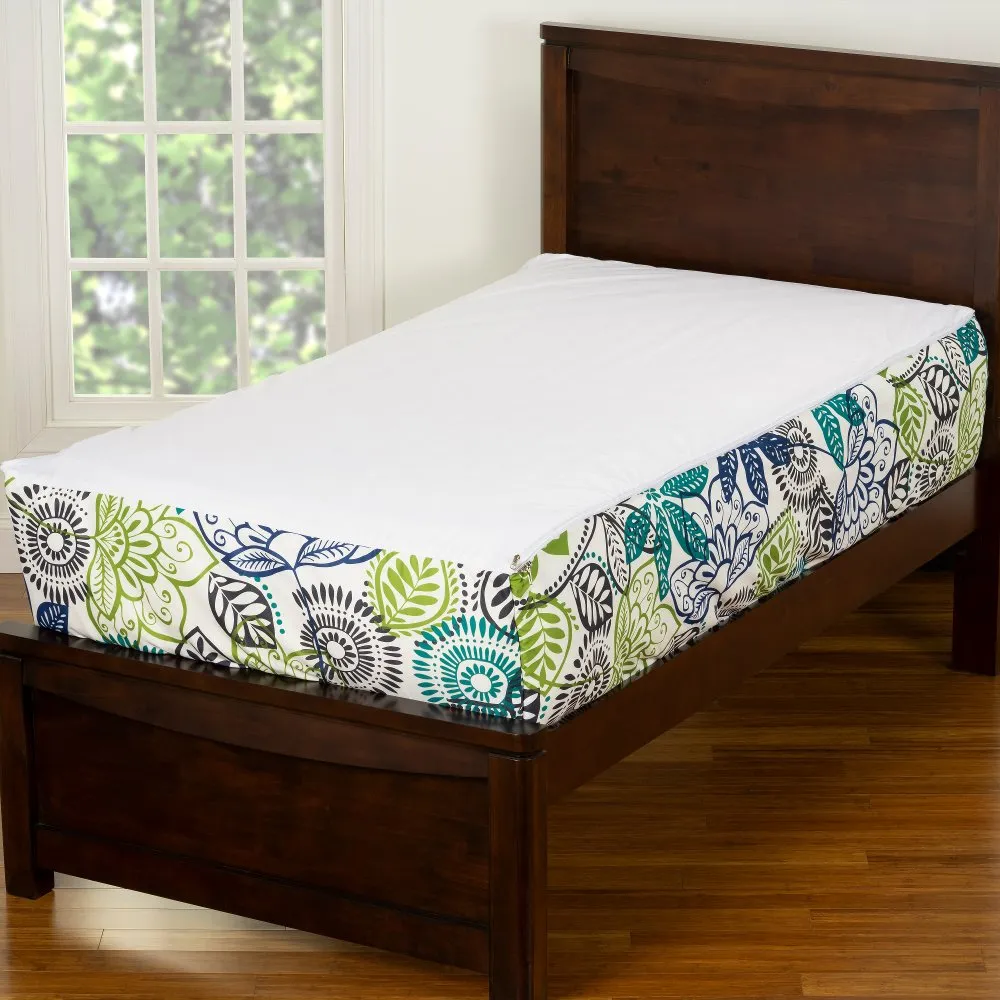 White, Green and Blue Twin Tropical Retreat Bunkie Deluxe Bedding