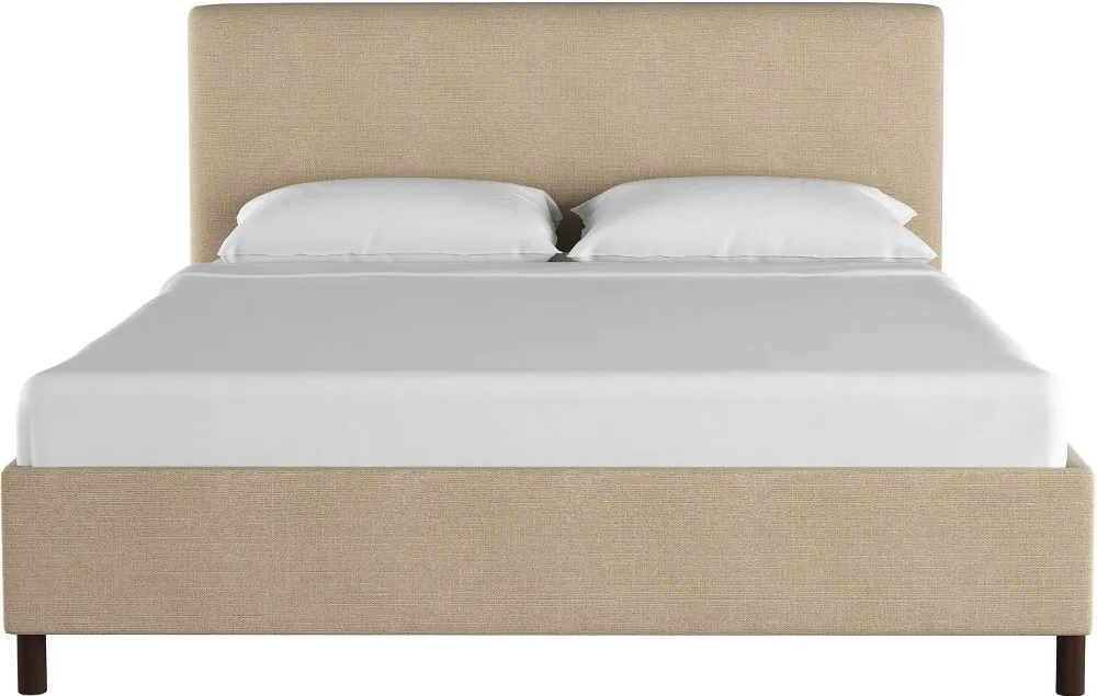 Brianna Tan Twin Platform Bed - Skyline Furniture