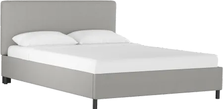 Brianna Gray California King Platform Bed - Skyline Furniture
