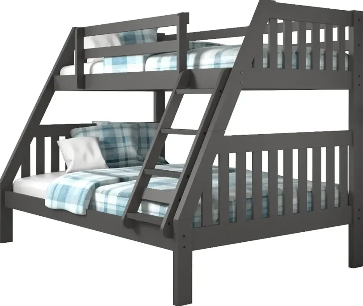 Mission Gray Twin over Full Bunk Bed