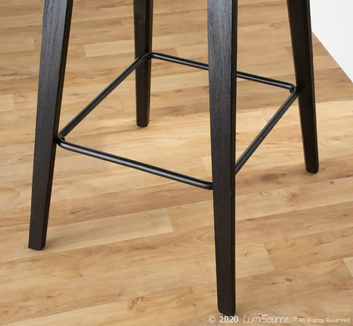 Winston Black Counter Stool