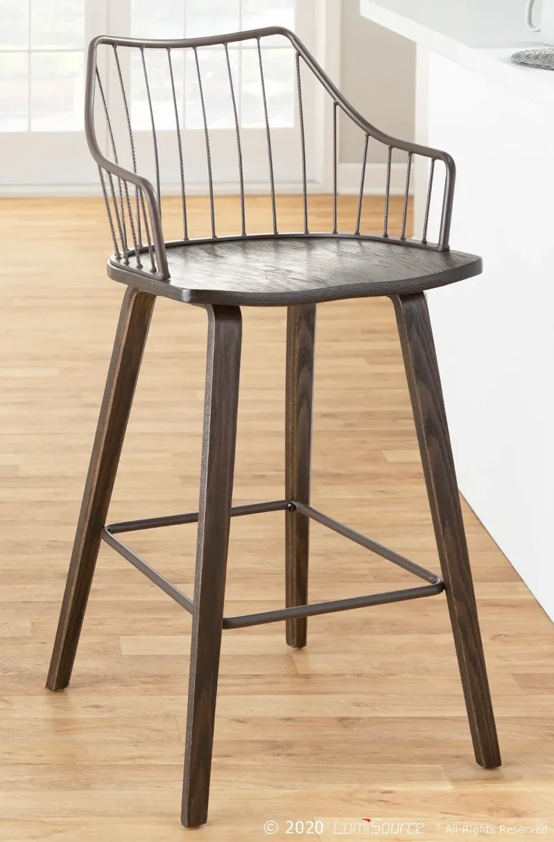 Winston Brown Counter Stool