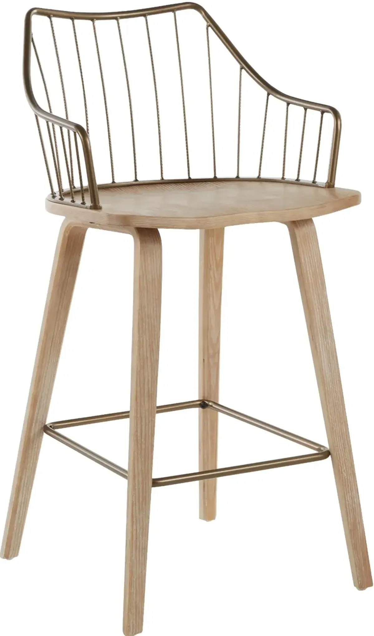 Winston Whitewash Counter Stool