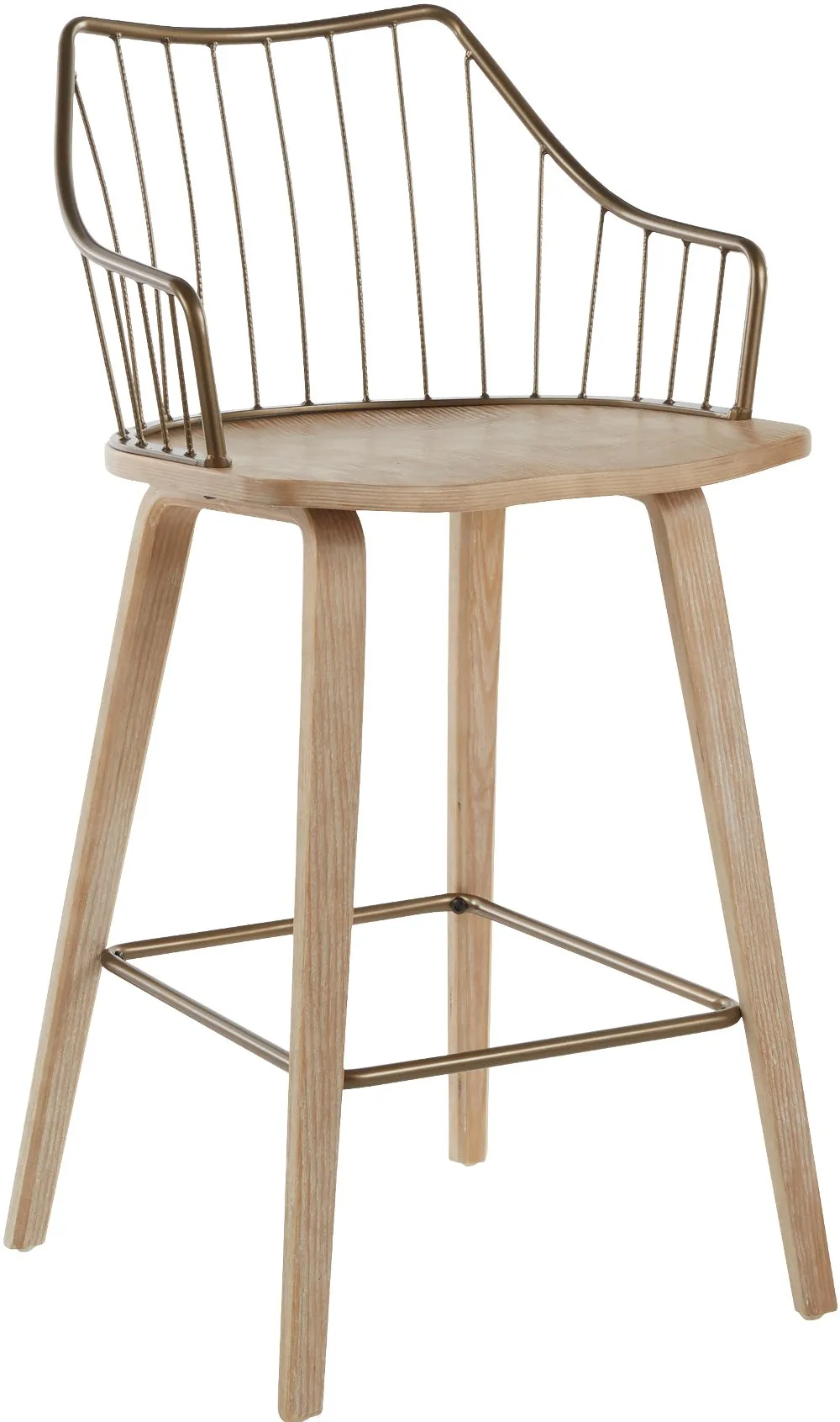 Winston Whitewash Counter Stool