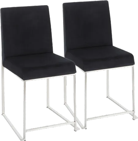 Fuji Silver Dining Chair, Set of 2