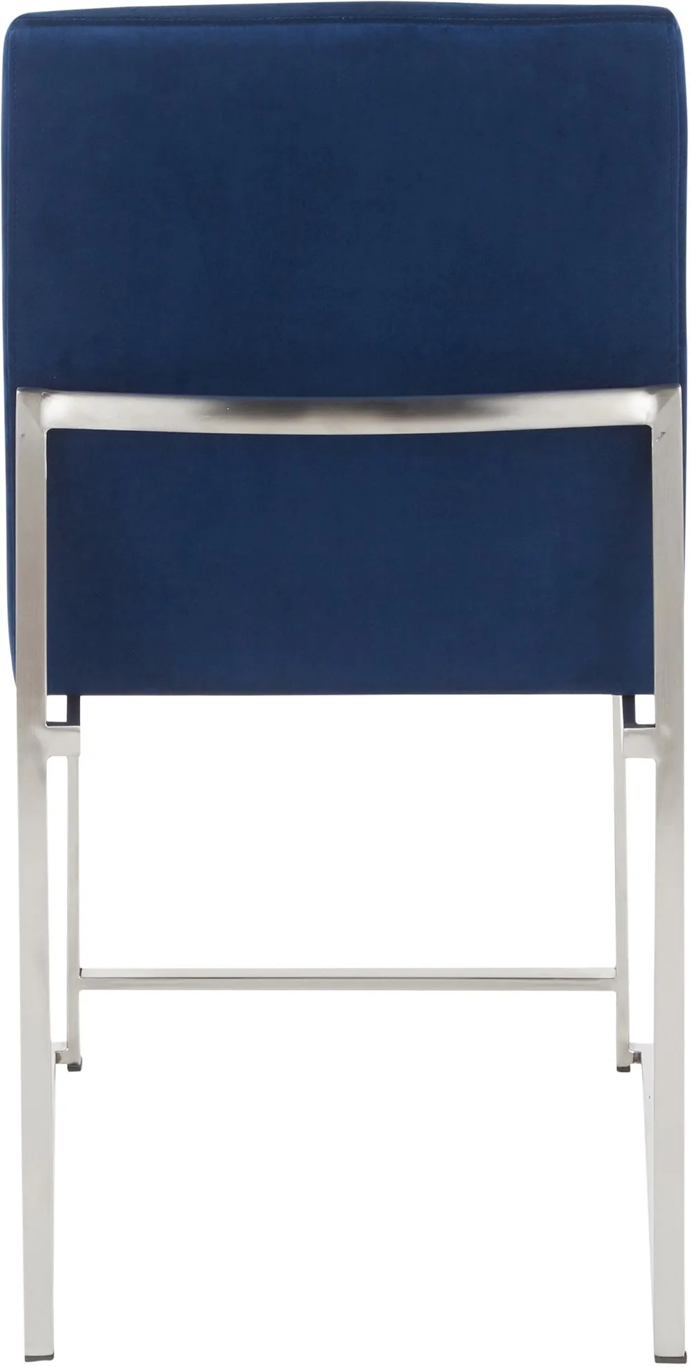 Fuji Blue and Silver Dining Chairs, Set of 2