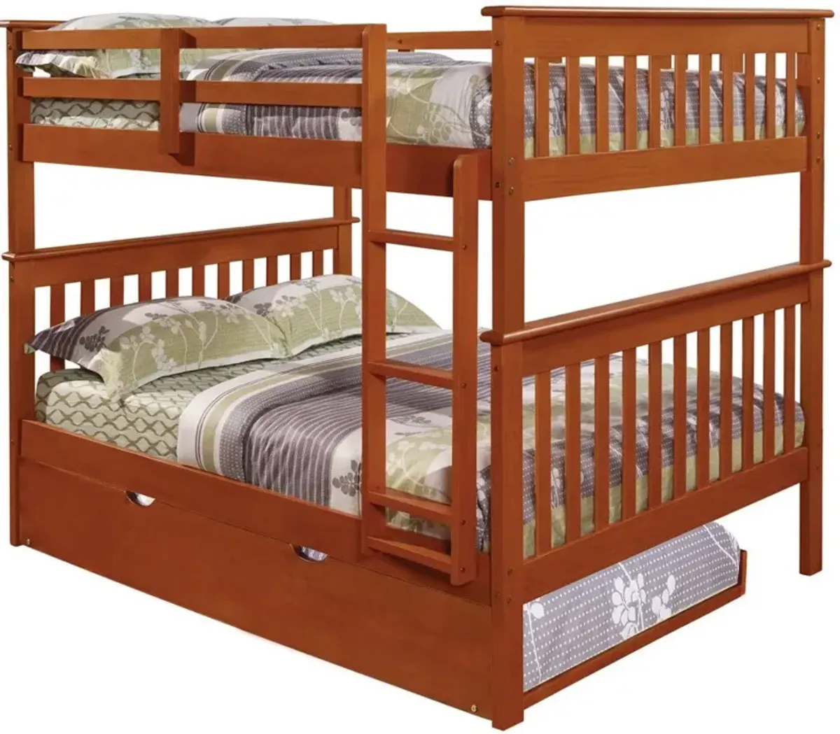 Craftsman Espresso Brown Full-over-Full Bunk Bed