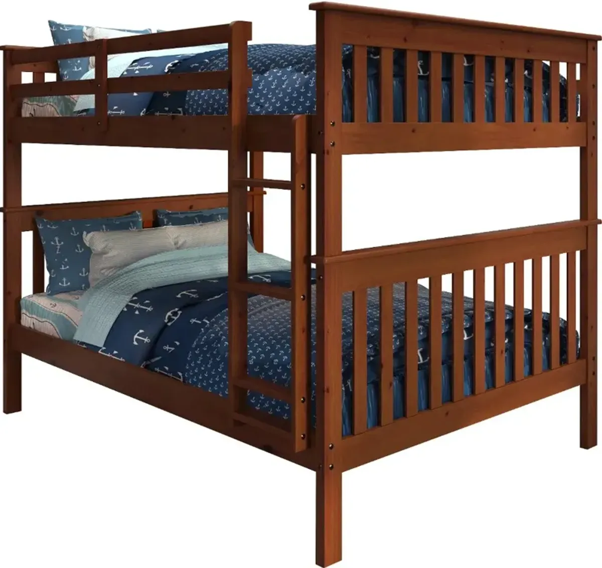 Craftsman Espresso Brown Full-over-Full Bunk Bed