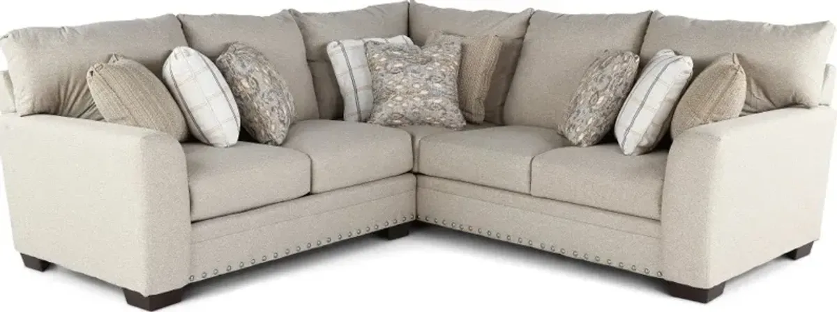 Middleton Beige 2 Piece Sectional