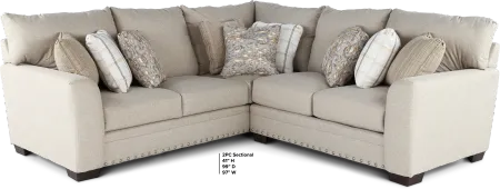 Middleton Beige 2 Piece Sectional