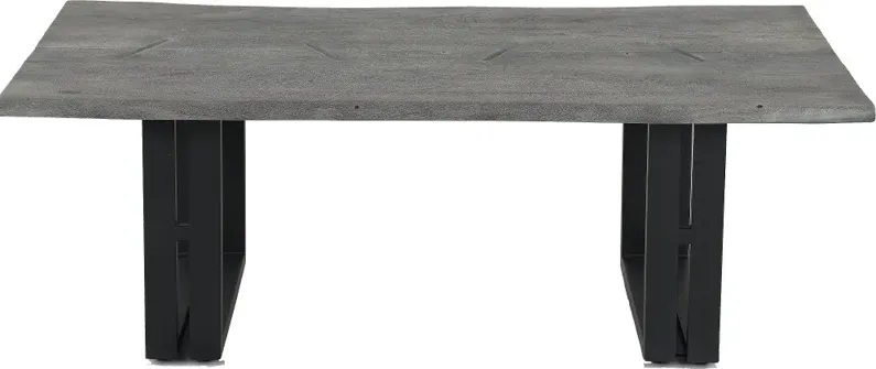 Copenhagen Gray Live Edge Coffee Table