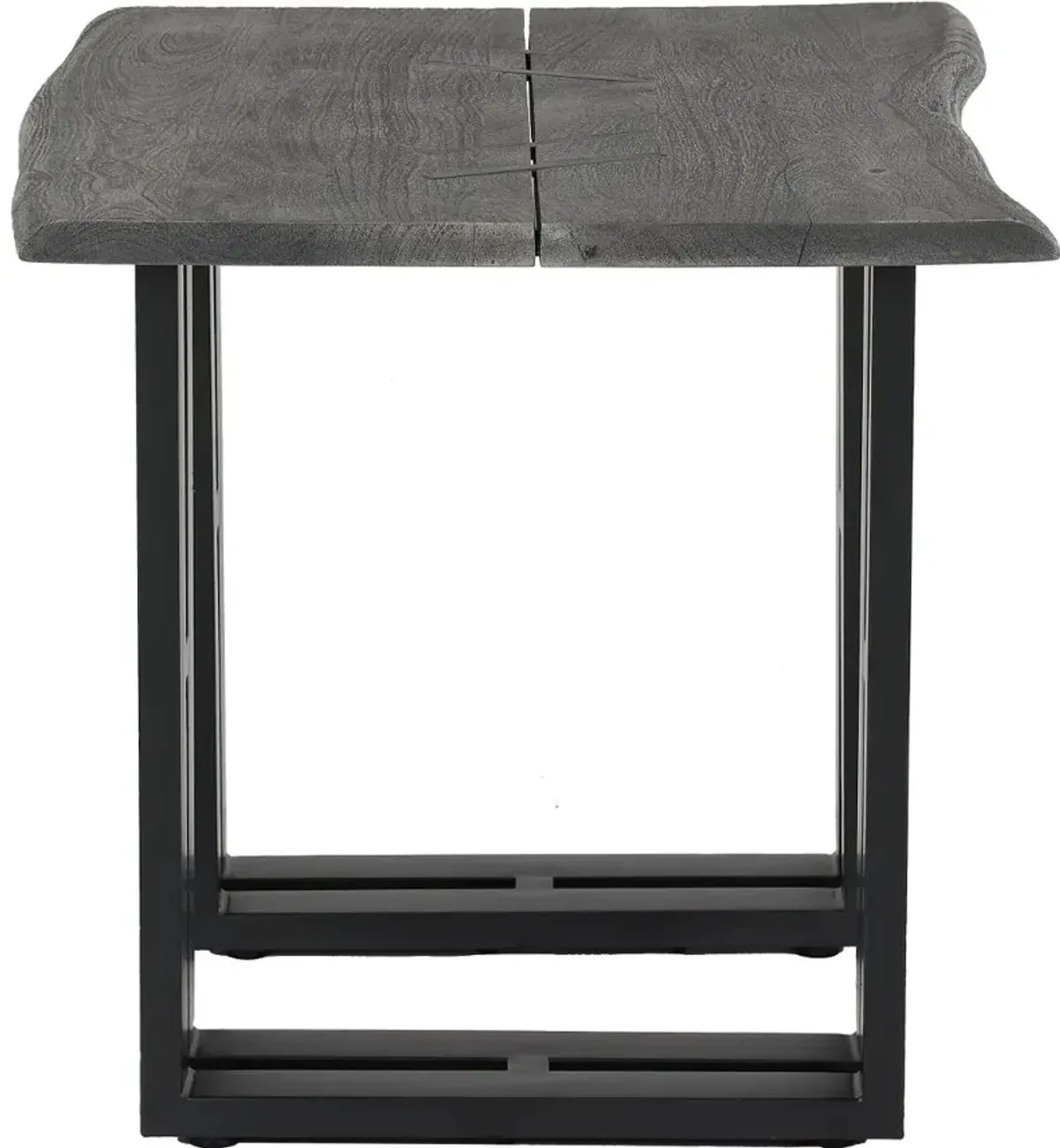 Copenhagen Gray Live Edge End Table