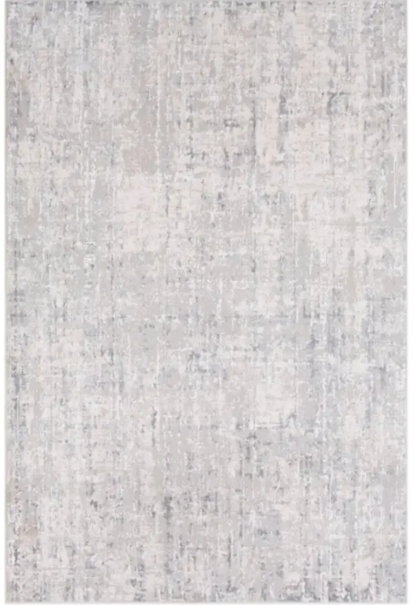5 x 7 Gray Modern Lustrous Rectangle Rug - Aisha