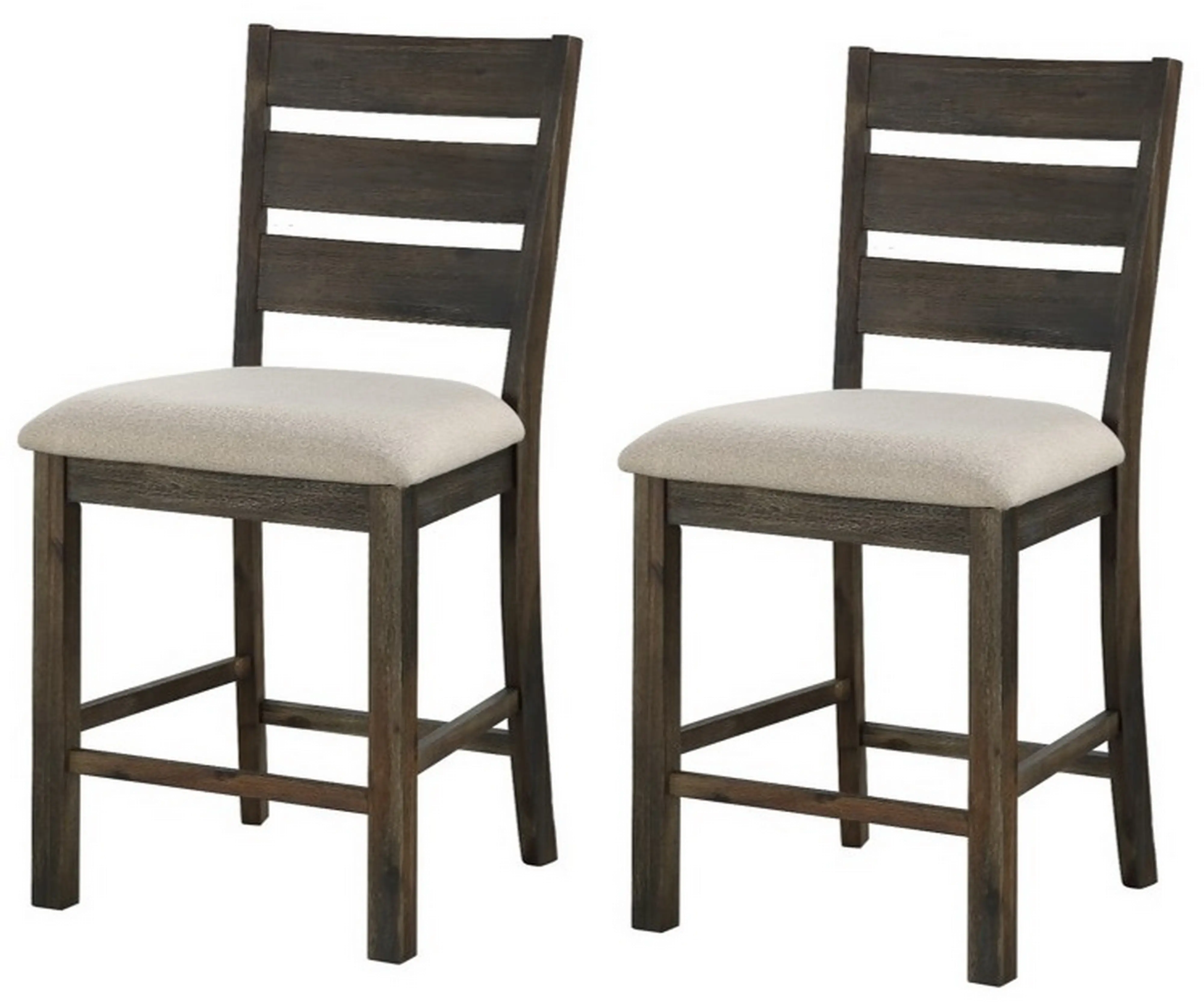 Aspen Court Dark Brown Counter Height Stool, Set of 2