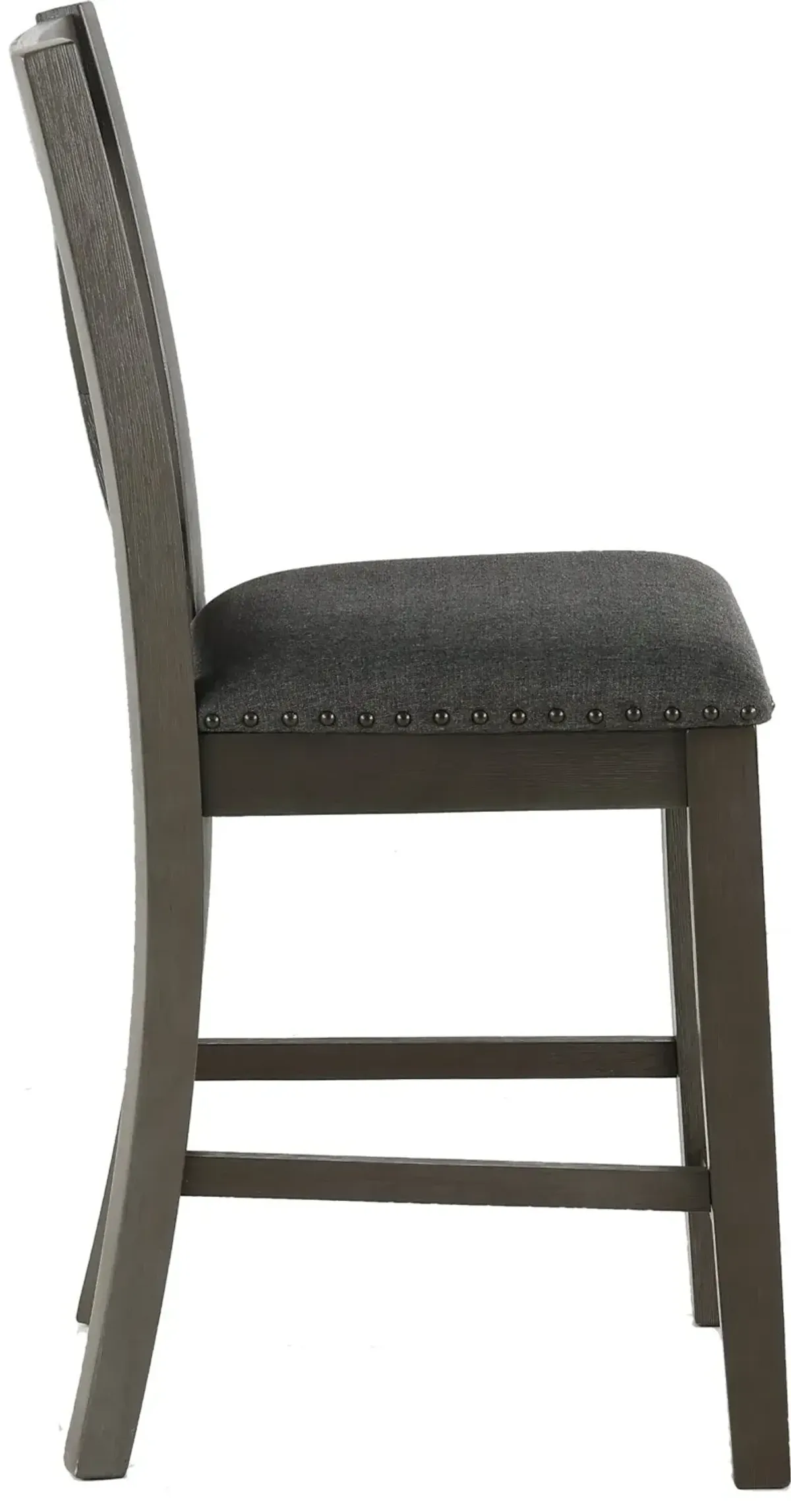 Carson Gray Upholstered Counter Height Stool