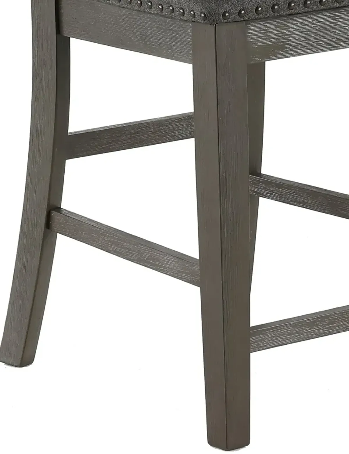 Carson Gray Upholstered Counter Height Stool