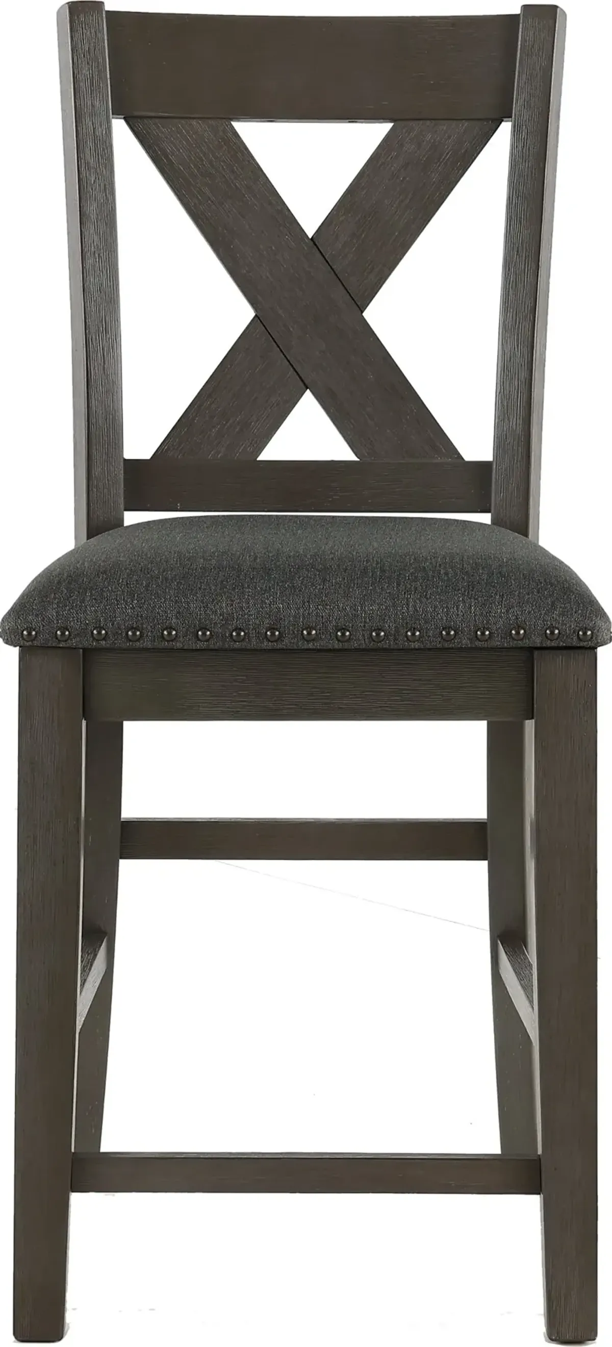 Carson Gray Upholstered Counter Height Stool