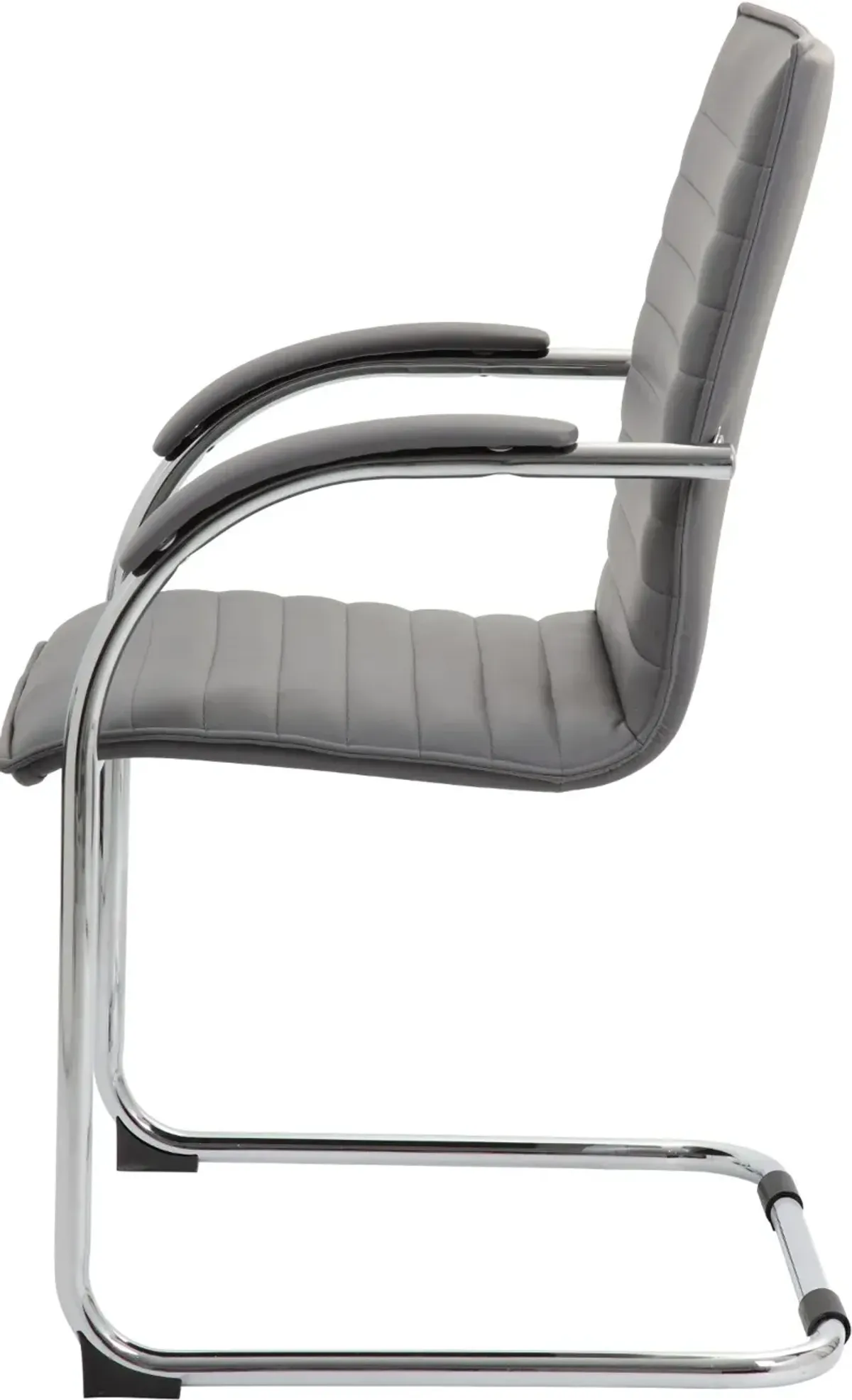 Boss 2 Pack Gray Vinyl Side Chairs