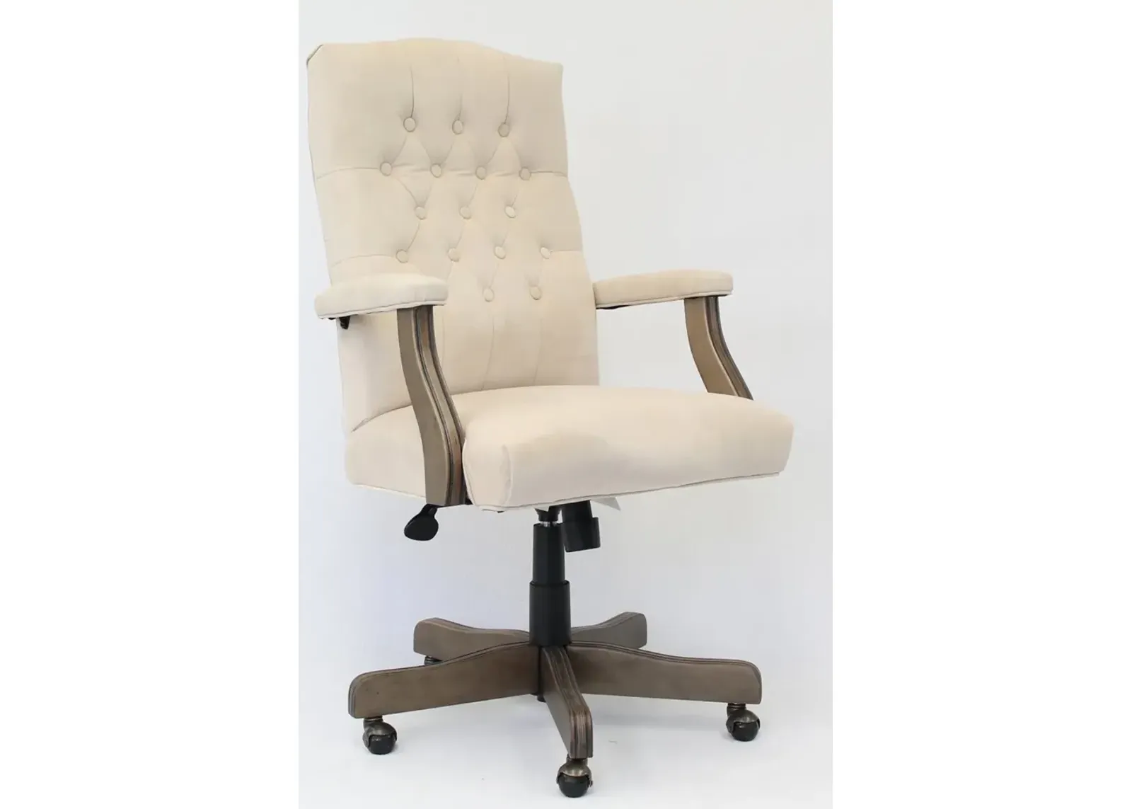 Boss Champagne Velvet Executive Chair