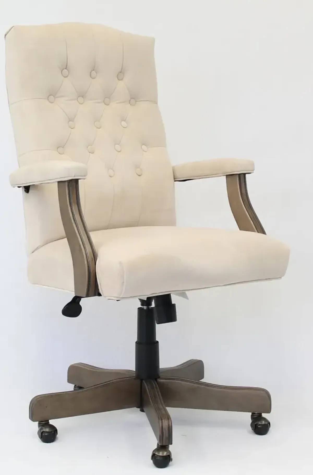 Boss Champagne Velvet Executive Chair