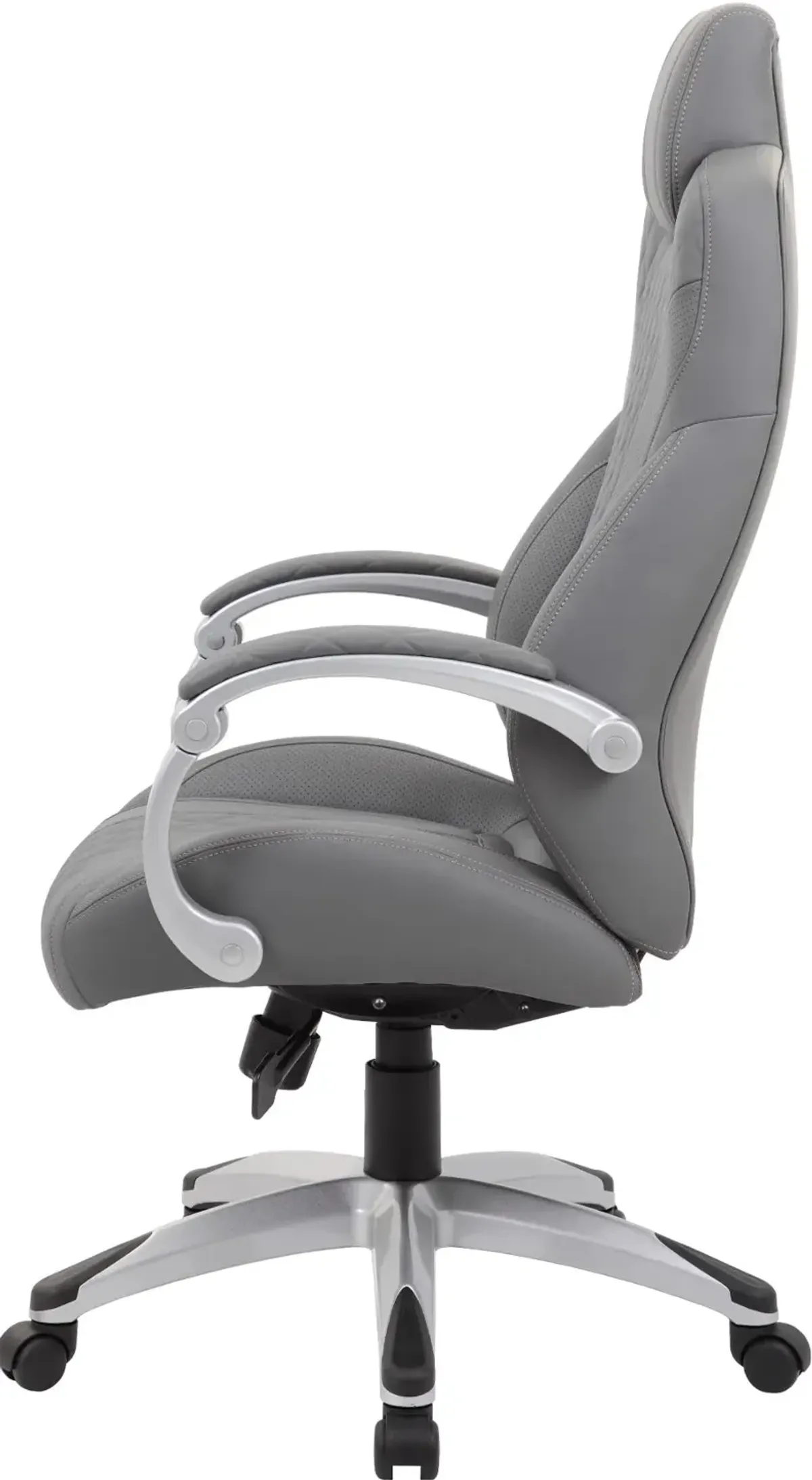 Boss Grey Executive Office Chair With Head Rest