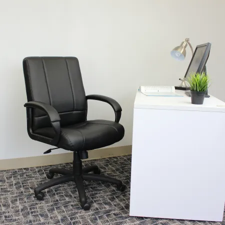 Boss Classic Black Mid Back Office Chair