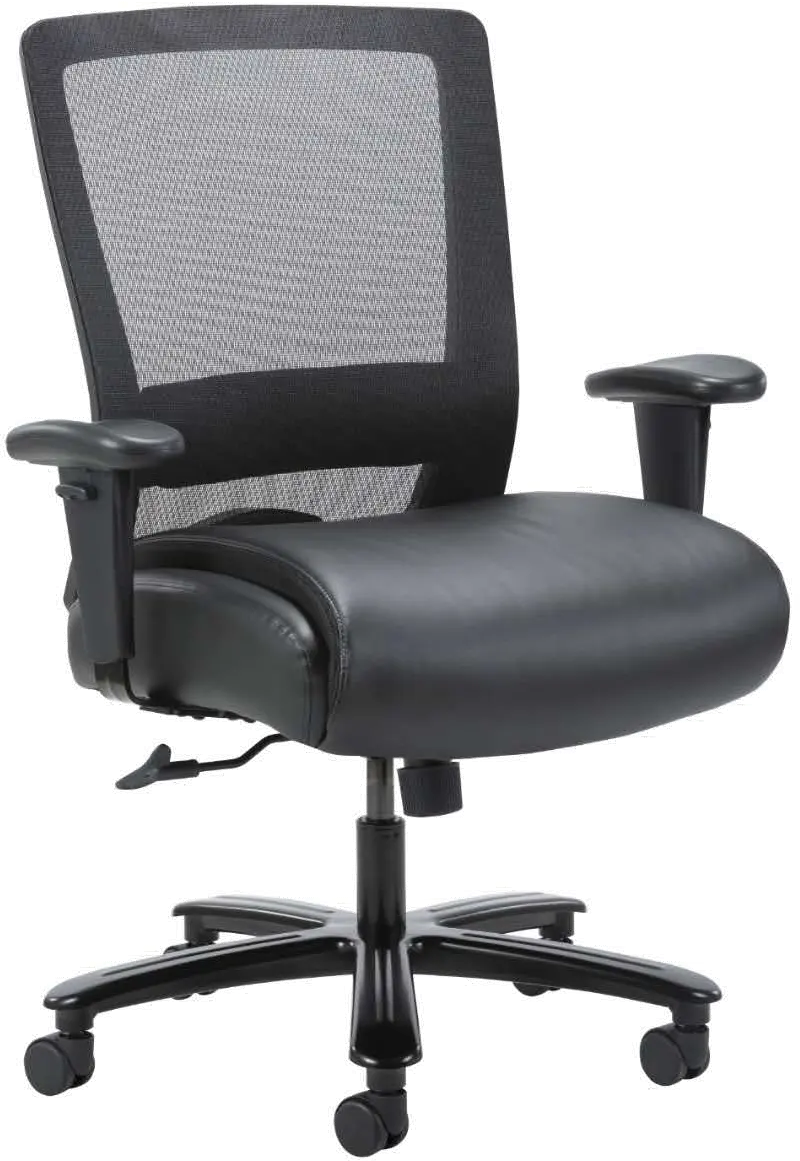 Boss Black Mesh Heavy Duty Chair