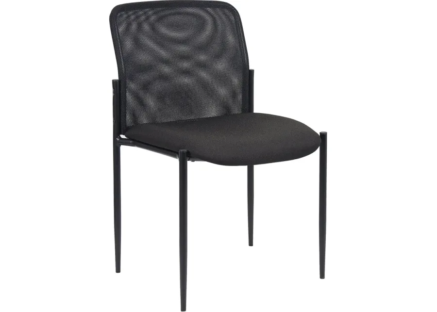 Boss Black Mesh Guest Office Chair