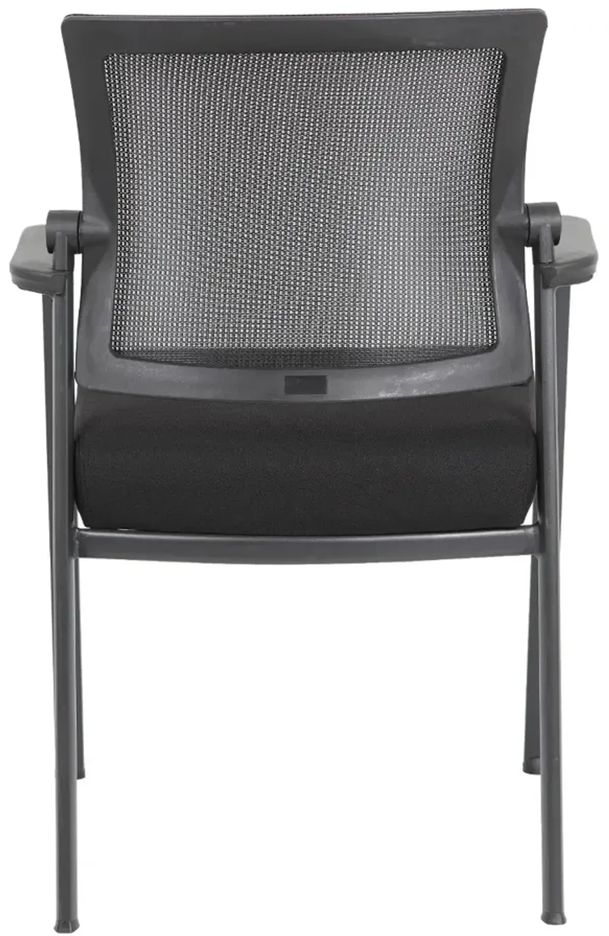 Boss Black Mesh 4-Leg Guest Chair