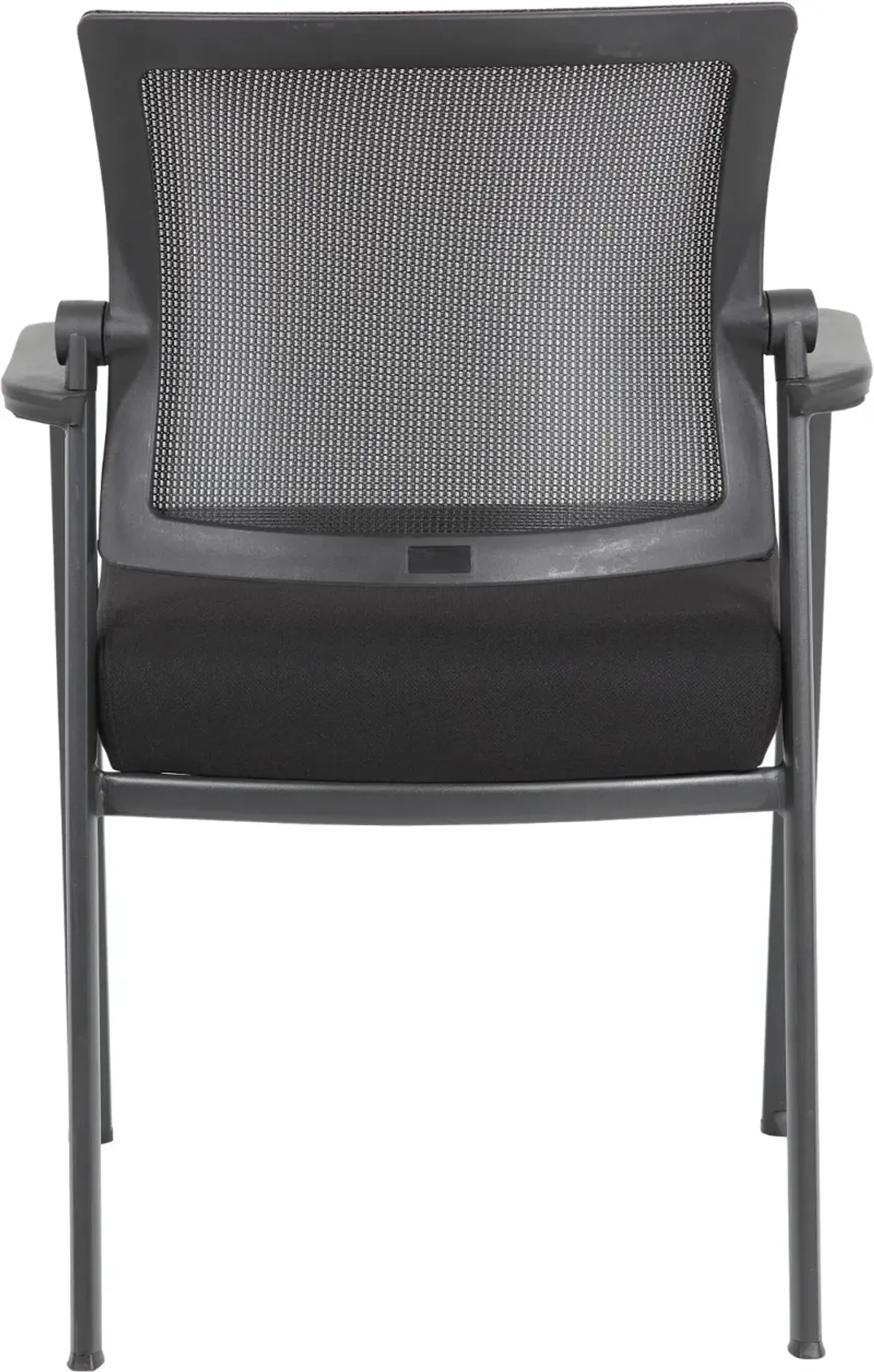 Boss Black Mesh 4-Leg Guest Chair