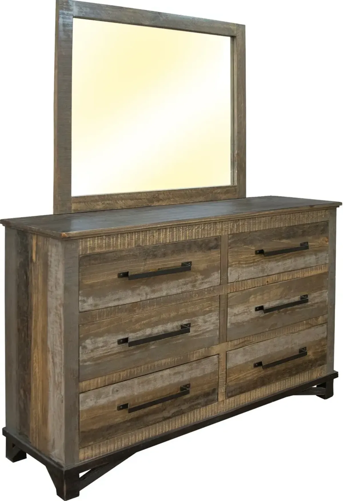 Loft Rustic Pine Dresser