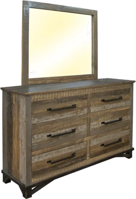 Loft Rustic Pine Dresser