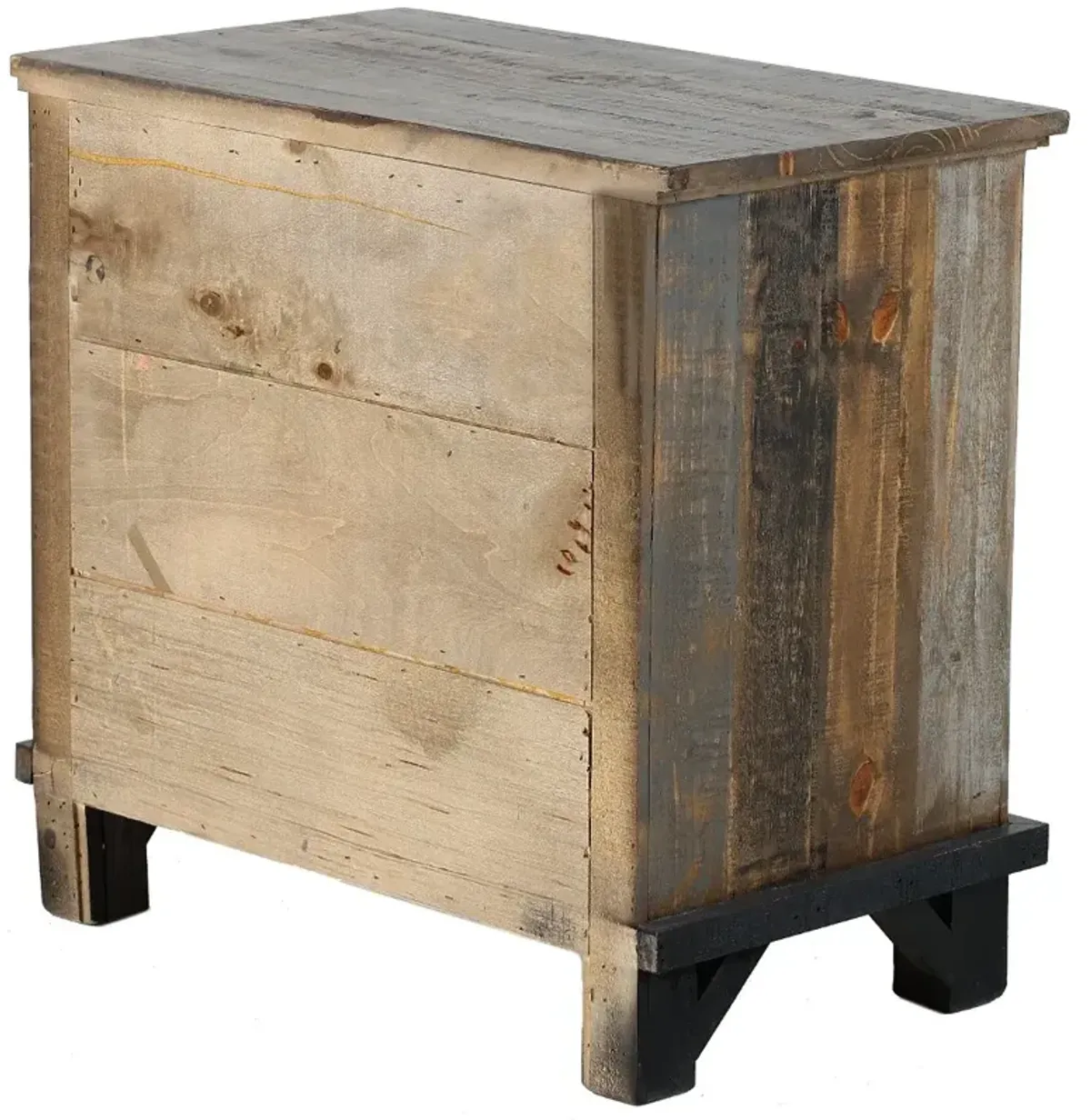 Loft Rustic Pine Nightstand