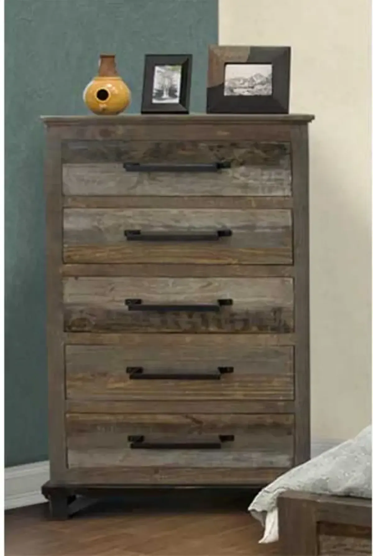 Loft Rustic Pine Chest of Drawers