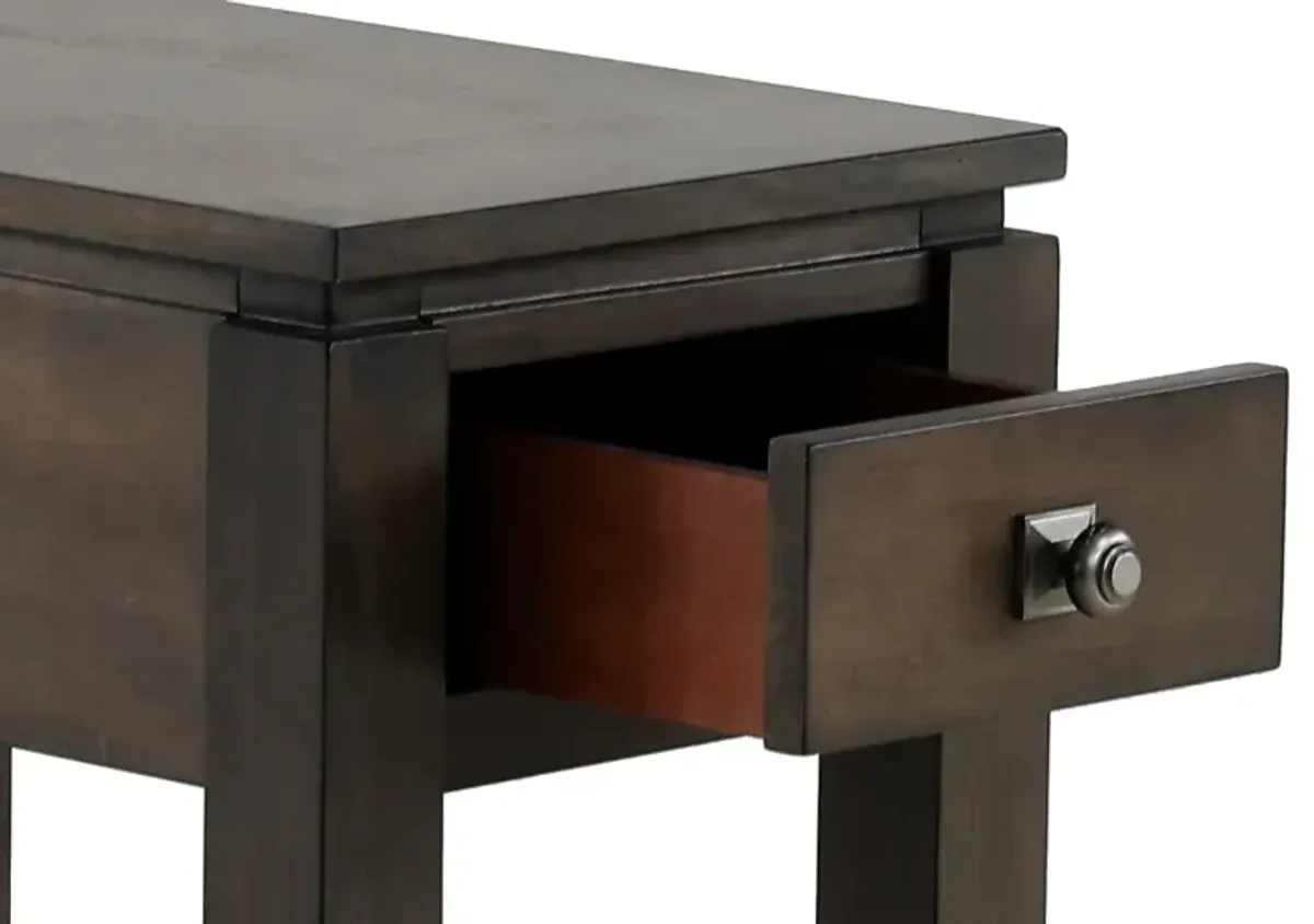 Hartford Gray Side Table